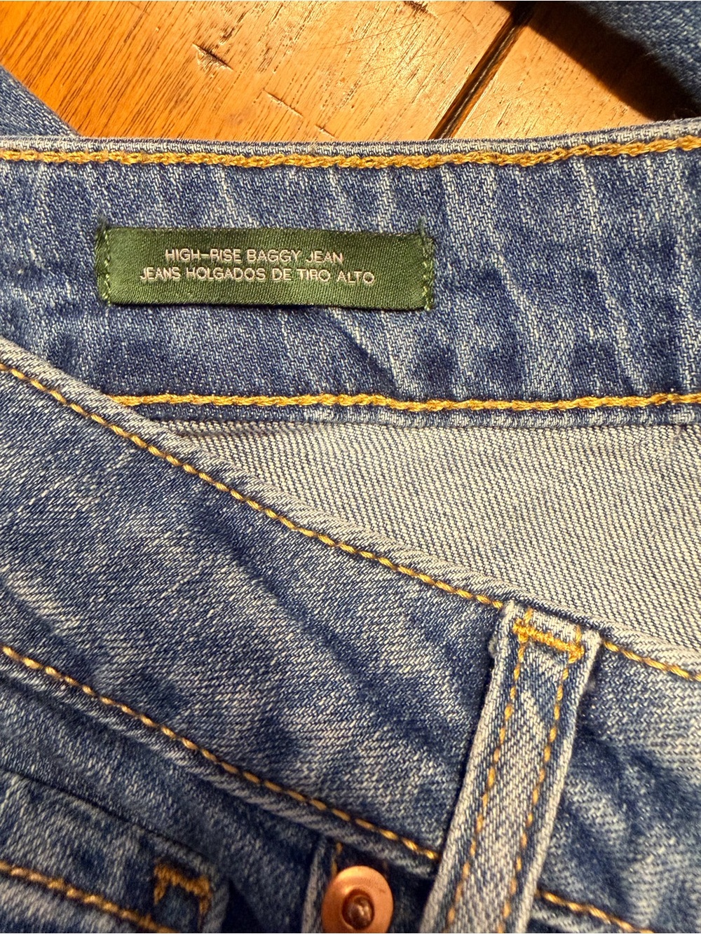 Wild Fable Women’s High Rise Baggy Jeans, Size 8 - Picture 6 of 7